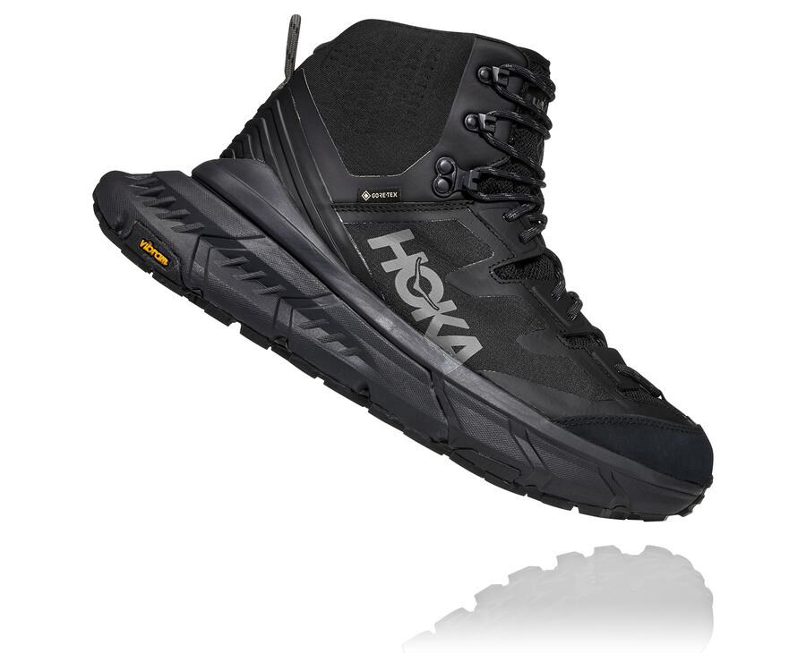 Sapatilhas Hoka One One Masculino Pretas - Tennine Hike Gore-Tex - 612-EQPOGD